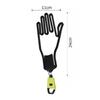 Golf Glove Holder Rack Portable Plastic Gloves Hanger with Key Chain Golf Gloves Supports Gloves Stretcher Stand for Golf Lovers