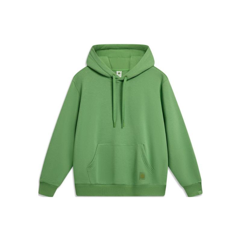 Спортивная серия Li Ning Lifestyle Однотонный худи-свитшот Мужской свитшот Bishan AWDU031-2