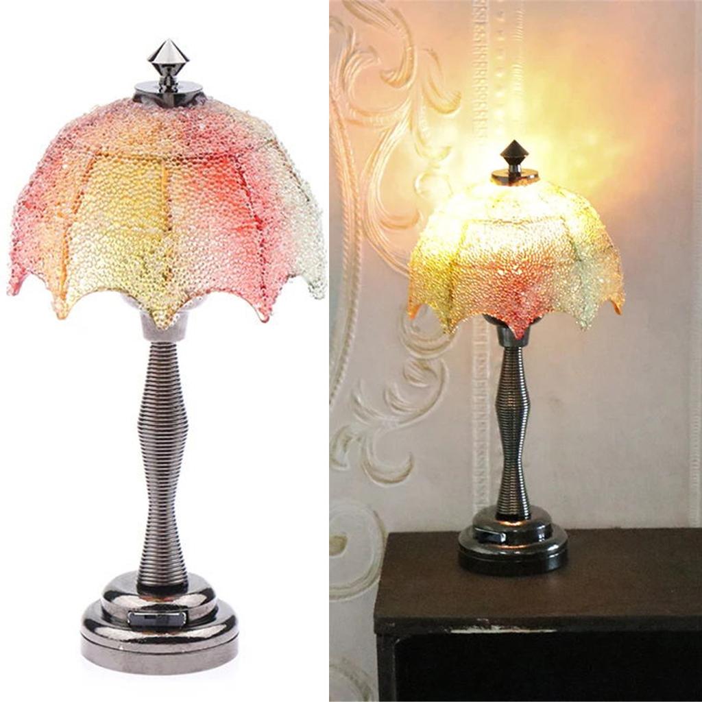 Кукольные домики 1/12 масштаба абажур миниатюрная мебель ролевые игры для детей кукольный домик мебель модель для кукольных домиков