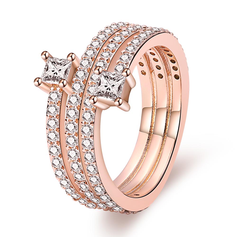 Корона Принцесса Тиара Кольца Сверкающее Сердце Любви оригинальные S925 Кольца для Женщин Обручальные Ювелирные Изделия Юбилейная оптовая продажа