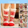 Festive Christmas Slipper Socks Featuring Soft Faux Fleece Lining And Gripper Soles