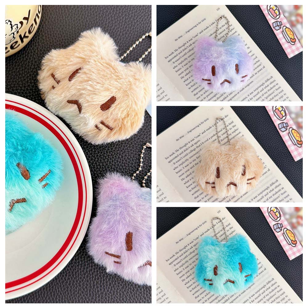 Backpack Decor Cat Plush Keyring Korean Style Plush Doll Pendant Cat Doll Plush Keychain  Unisex