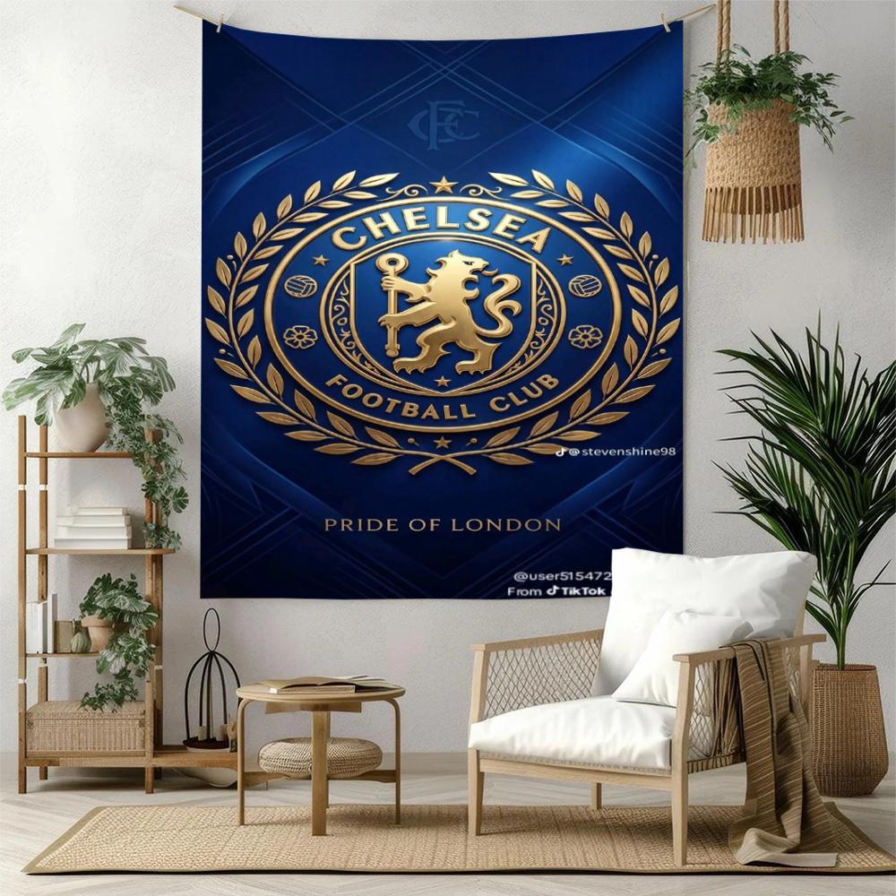 Chelsea Fc Football Player Wall Tapestry Retro Boho Perfect For Dorm Wall Living Room Balcony Four Seasons Boho Decor Gift For Birthday