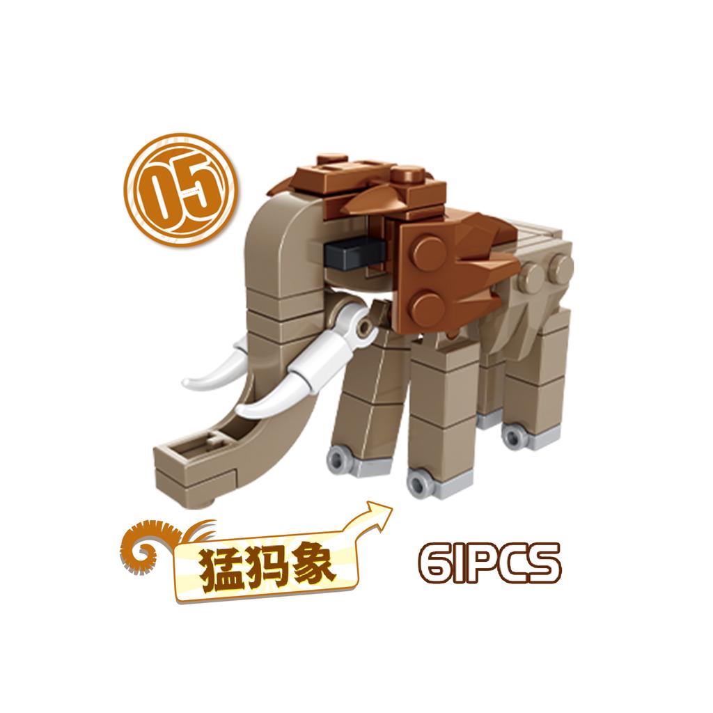 Non-Toxic 99 Nights In The Forest Block Toy Animal Deer Owl Figure Assembly Model Building Block Toy Gift For Children Kids Blind Box