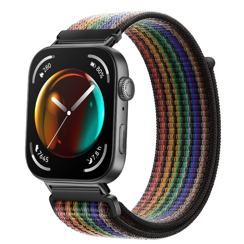 Нейлоновая петлевая лента Для huawei watch fit 3 ремешок умный браслет дышащий Спортивные ремешки браслет для huawei fit3 Аксессуары