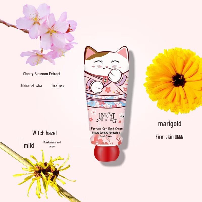 UNI CAT Cherry Blossom Moisturizing Hand Cream 40ml