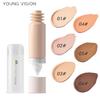 YOUNG VISION 1-piece Bottom Press Liquid Foundation Removable Matte Oil Control Facial Base Makeup Is Difficult To Remove