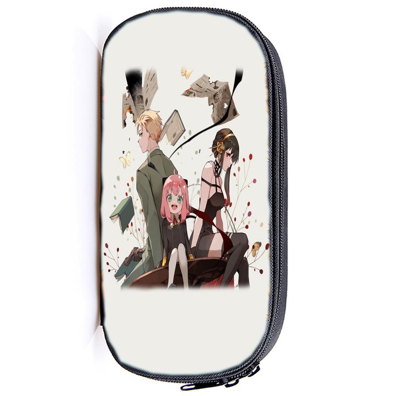 Семейный пенал Spy X Anya Forger, многофункциональный пенал, школьные принадлежности, чехол для ручек, канцелярские принадлежности, пенал