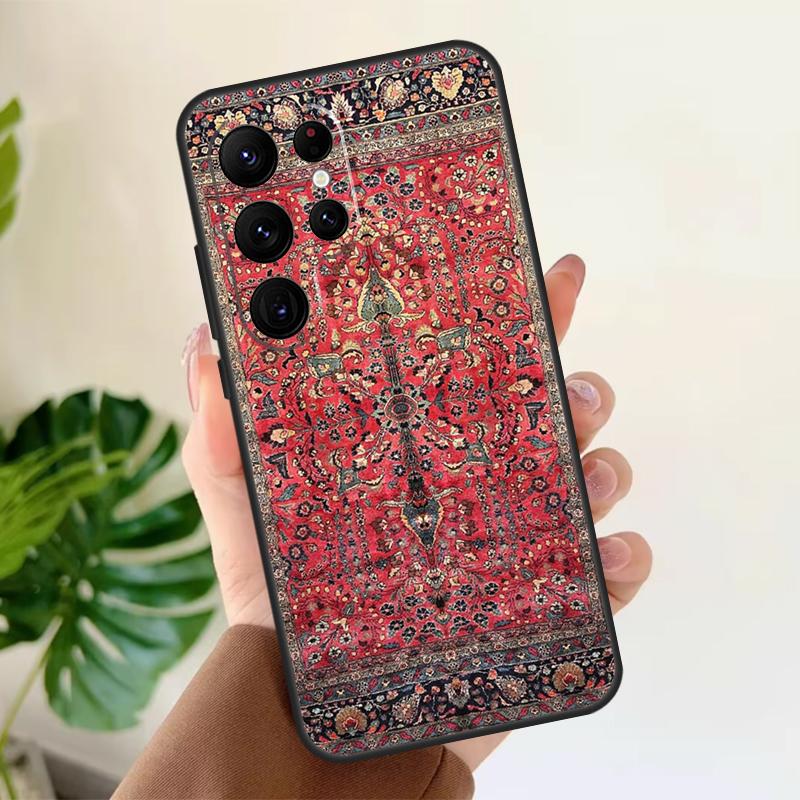 Искусство персидского ковра Мягкий чехол для Samsung Galaxy S25 Ultra S21 S22 S23 S24 Plus S9 S10 S20 FE S24 FE Чехол для телефона