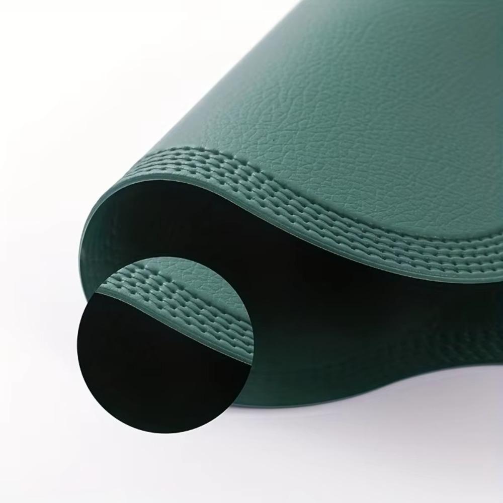 Waterproof Leather Placemats Heat-Resistant Insulation Mat Embossed Place Mats  Bars Coffee Shops