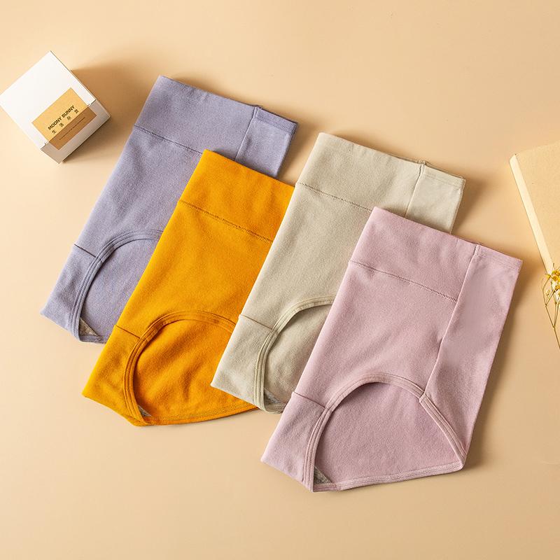 5 шт./компл. трусики женские с высокой талией трусы хлопковые удобные нижнее белье женские трусы XXL