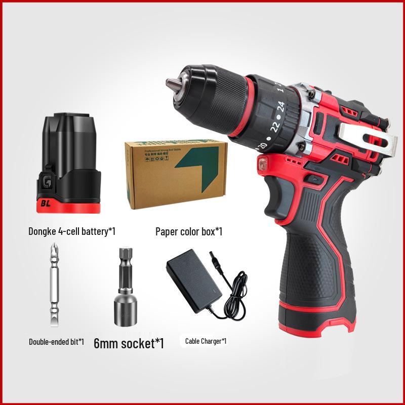 16.8V Brushless Lithium-ion Handheld Drill & Multifunctional Electric Screwdriver