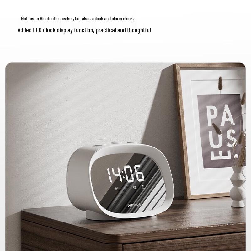 Philips TAS2909 Smart Bluetooth Speaker & Alarm Clock