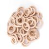 50pcs Unfinished Natural Wooden Round Rings DIY Wood Craft Circles