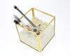 Small Retro Cube Glass Greenhouse for Preserved Flowers and Succulents