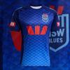 Летняя мужская новая тренировочная футболка NSW Blues по футболу для обоих