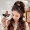 2 шт./набор Матовые круглые крабики для волос Зажимы Женские Девичьи Маленькие Заколки Артефакт для фиксации высокого хвоста Аксессуары для волос