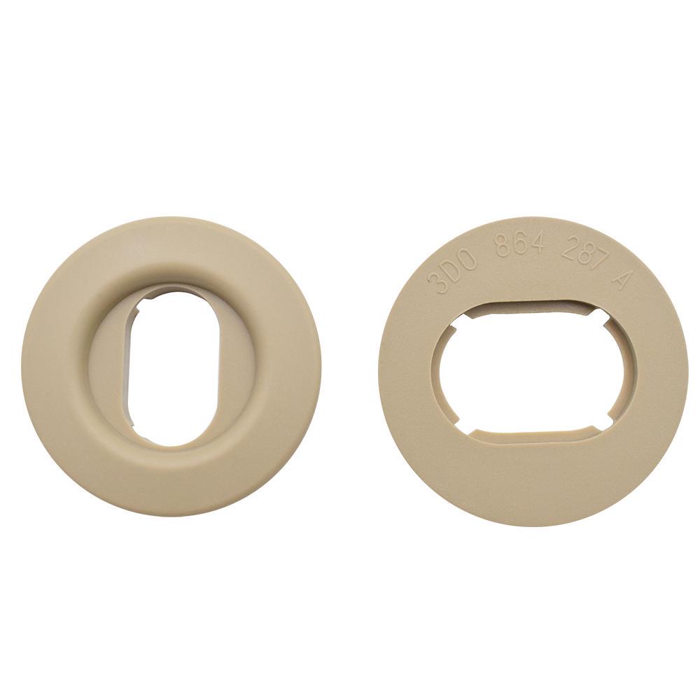 Автомобильный коврик бежевого цвета, зажимы для крепления, овальные зажимы для ковра для VW Golf Jetta Eos Touareg Seat Leon MK1 Arosa Mii Skoda Octavia Fabia