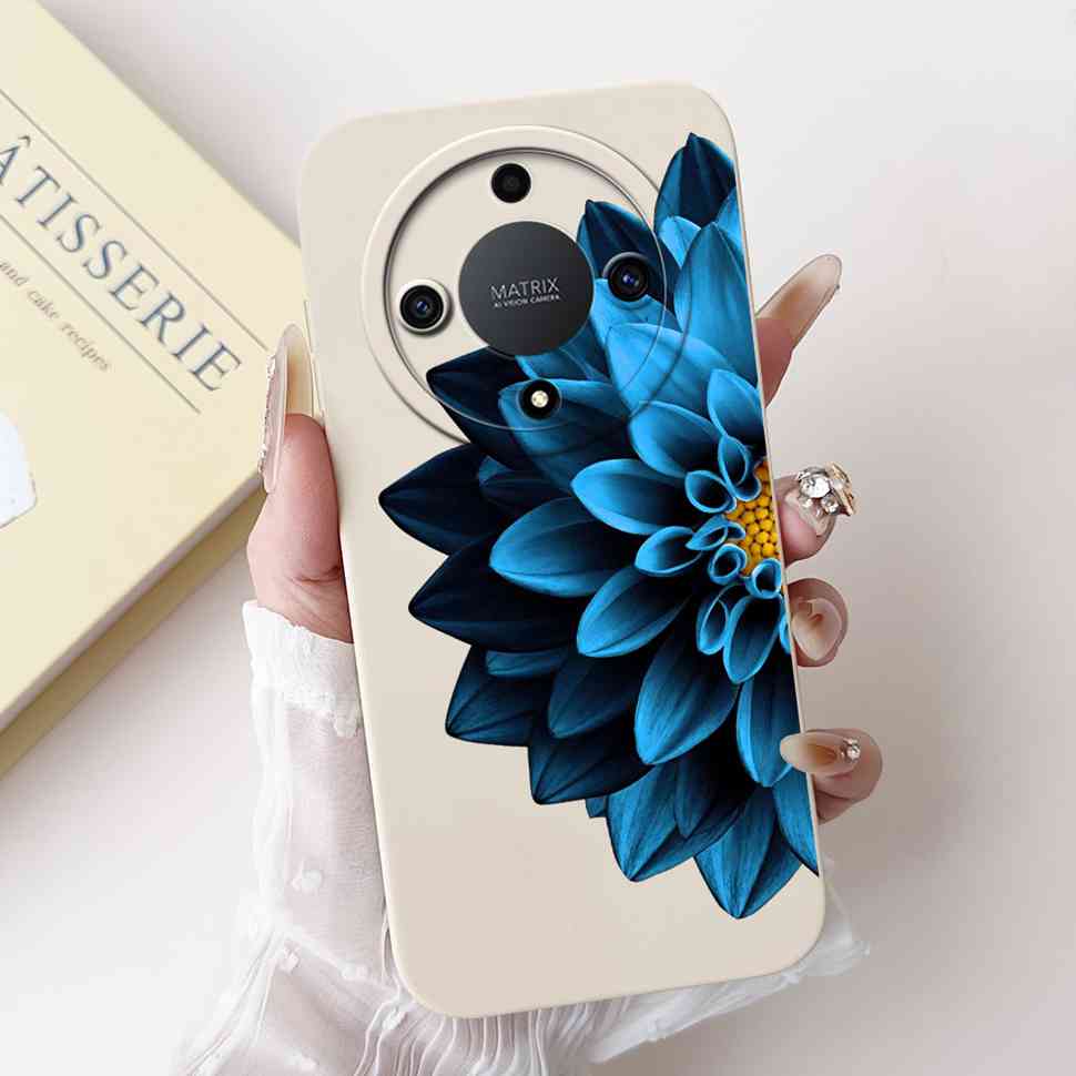 Чехол для Honor X9b 5G Модный Цветочный Чехол для Honor Magic6 Magic 6 Lite X9b X9 b 5G Мягкий Силиконовый Чехол 6.78" Funda Capa