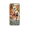 Черный ТПУ чехол для Samsung Galaxy A50 50S A30S A10 A01 A11 A21S A31 A41 A51 A71 M21 M30S S10 LITE чехол ВЕЛОСИПЕДНЫЙ СПОРТ искусство