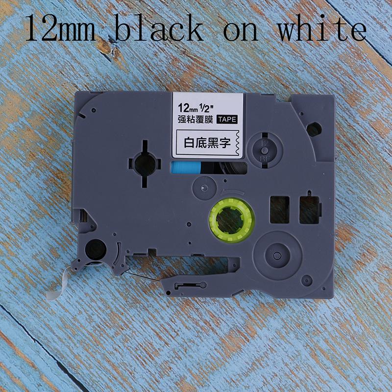 12Mm 9Mm Tz-231 Pt-E100B D210 Label Tape For Brother P-Touch Printers