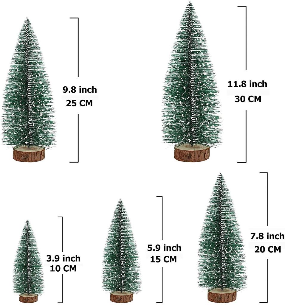 Halloween DIY Small Pine Tree Artificial Colorful LED Lights Mini Christmas Tree Tabletop