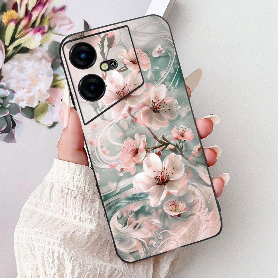 6,82'' Для Tecno Pova Neo3 LH6n Задняя крышка Для Tecno Pova Neo 3 Чехол Силиконовый Роскошный Модный Милый Мультяшный Кот Ударопрочный Funda