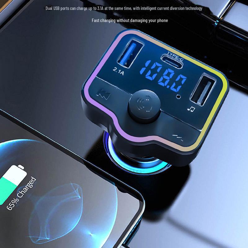 Автомобильный Bluetooth-ресивер M43 и MP3-плеер с зарядным устройством Atmosphere Light — качество звука без потерь