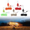 Tent Rope Lock Pulley Adjuster Fixed Buckle Rope Adjustable Ratchet Pulley Tent Stopper Tie Downs Rope Hanger Camping