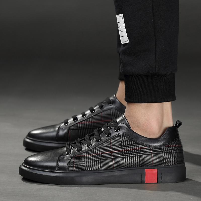 Модные люксовые брендовые кроссовки High End Stripes Outdoor Walking Sneakers итальянские мужские туфли из натуральной кожи новые дизайнерские повседневные туфли на шнуровке