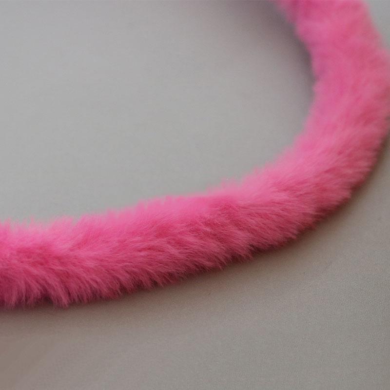 1 м 15 мм Плюшевая лента из искусственного кроличьего меха Пушистая отделка DIY Кукла Скрученная проволока Палочка Домашний декор Шитье Аксессуары для костюма