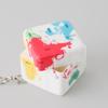 Globe Cube Keyring 3x3 3D Puzzle World Map [Slip-on] SGK-1201