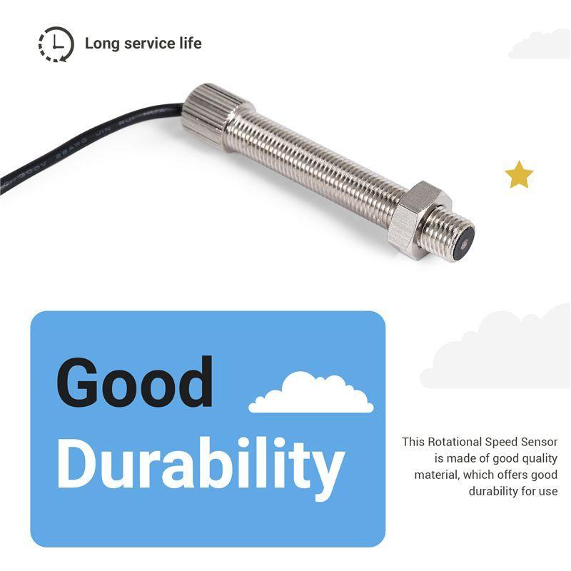 M63K-Generator Speed Sensor, Rotational Speed Sensor Generator Speed Magnetic Pickup Accessories MSP6729 For Generator Set