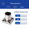SLMK Series Mechanical Square Linear Bearings: Sizes 6, 8, 10, 13, 16, 20, 25, 30, 40UU