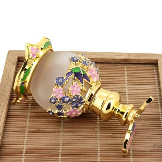 Флакон духов многоразового использования, 15 мл, с рисунком бабочки/стрекозы, для хранения жидкости, свет, роскошный арабский стиль, Дубай