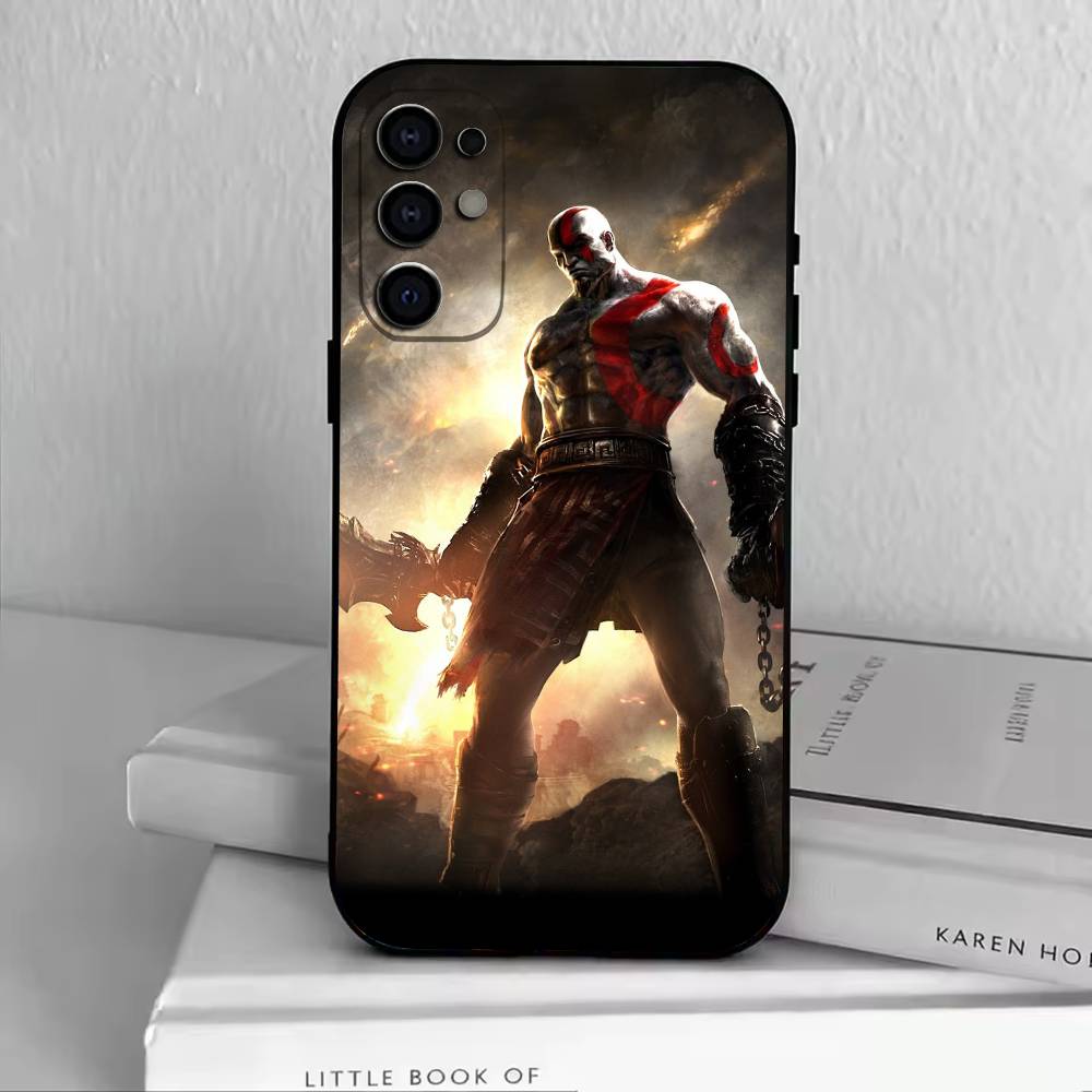Чехол для телефона Game God of W-War Kratos Черный Силиконовый Мягкий Для Samsung S25,S24,S21,S22,S23,S30,Ultra,S20,Plus,Fe,Lite