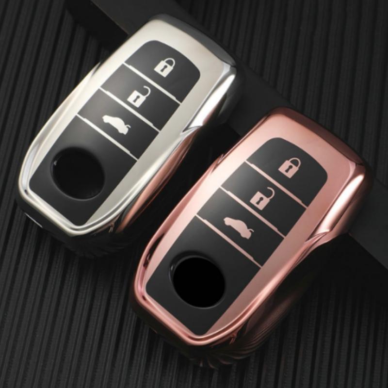 Универсальный цветной чехол для дистанционного ключа из ТПУ для Toyota C-hr Land Cruiser 200 Avensis Auris Corolla 2017 2018 2019, аксессуары