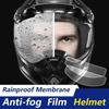 1/2PCS Helmet Clear Rainproof Film Anti-Fog Film Helmet Lens Nano Coating Sticker Motorcycle Rainy Safety Driving Accessories