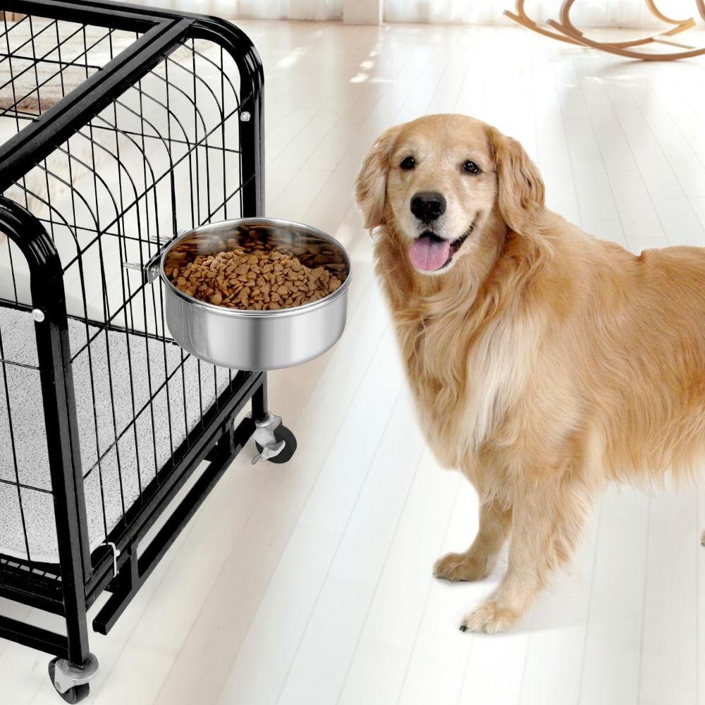 Hanging Pet Bowl Anti-gnawing Pet Feeder New Cage Food Dispenser Parrot Bird