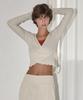 Debiweeo New Wave Wrap Длинный рукав Devi-T0114-Кремовый
