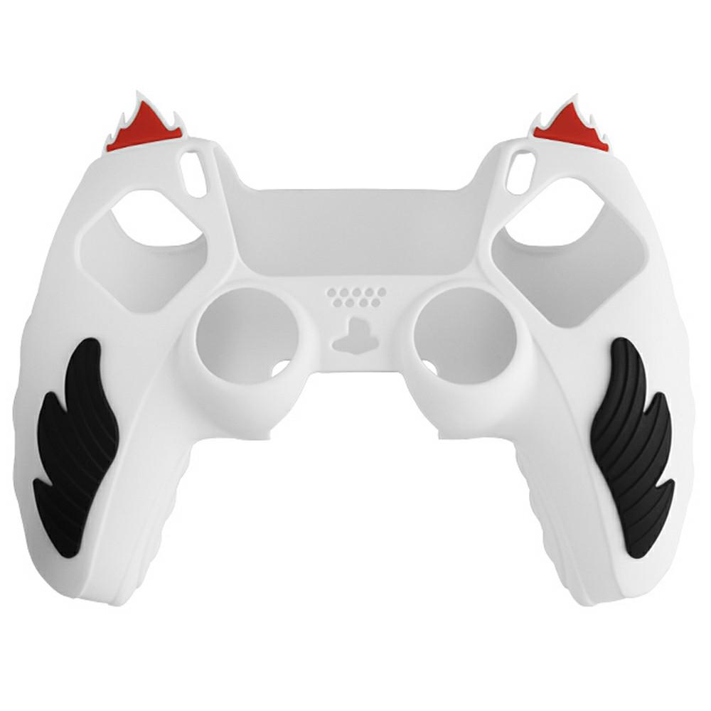 Для Sony PlayStation 5 контроллер силиконовый чехол Flame Design амортизирующий захват защитный чехол