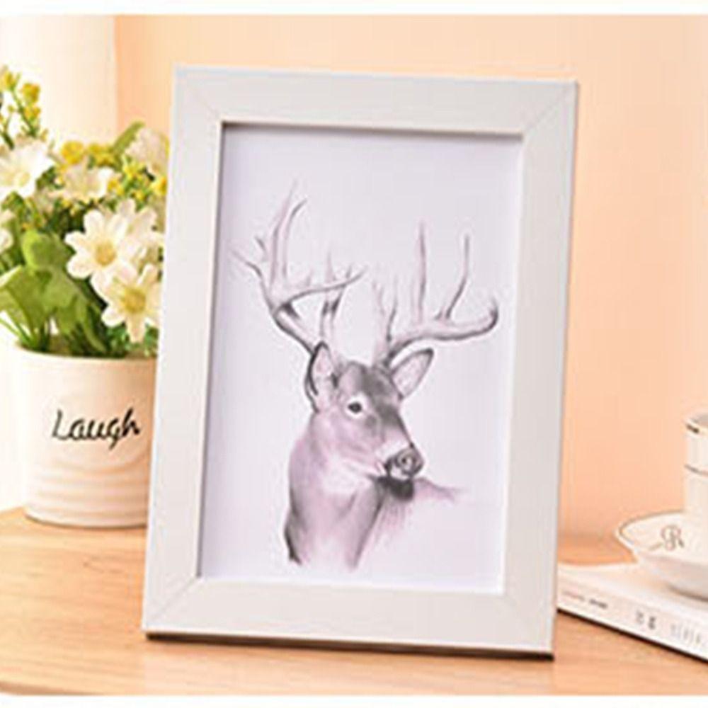 Simple Colorful Photo Frame Multi Size Drawings Picture Frame Handcraft DIY Display Holders Decoration