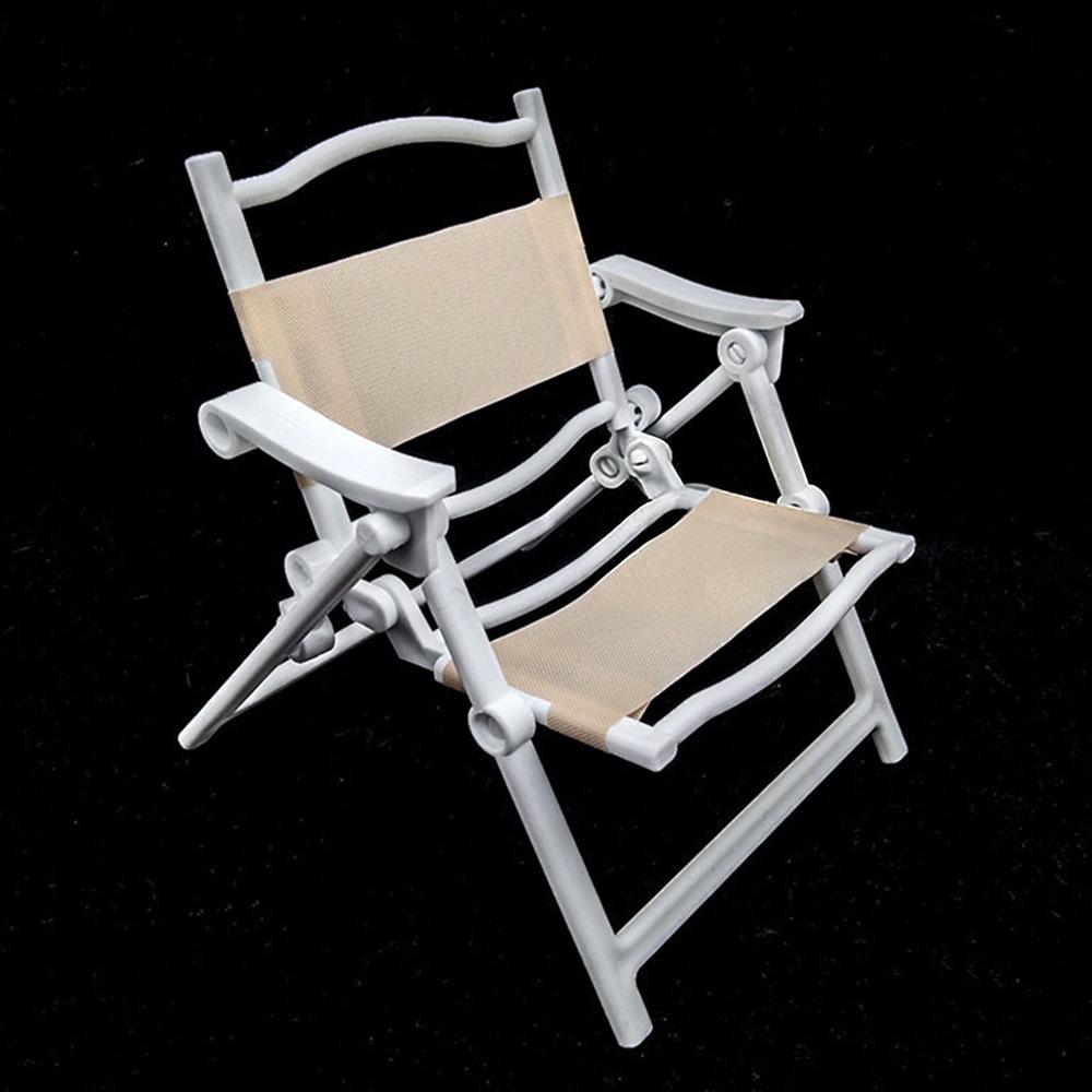 5 Colors Outdoor Camping Leisure Chair 10.3*11*13cm Furniture Model For 1/6 Dolls