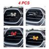 2/3/4PCS Car Aromatherapy Durable Universal Fine Butterfly Car Perfume Natural Smell Spice Auto Parts Automobile Freshener