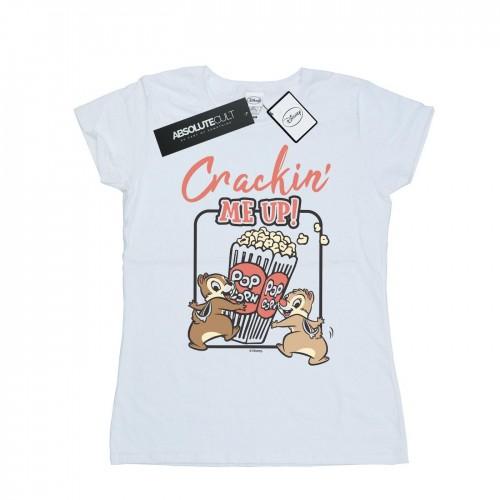 Disney Womens/Ladies Chip N Dale Crackin Me Up Cotton T-Shirt