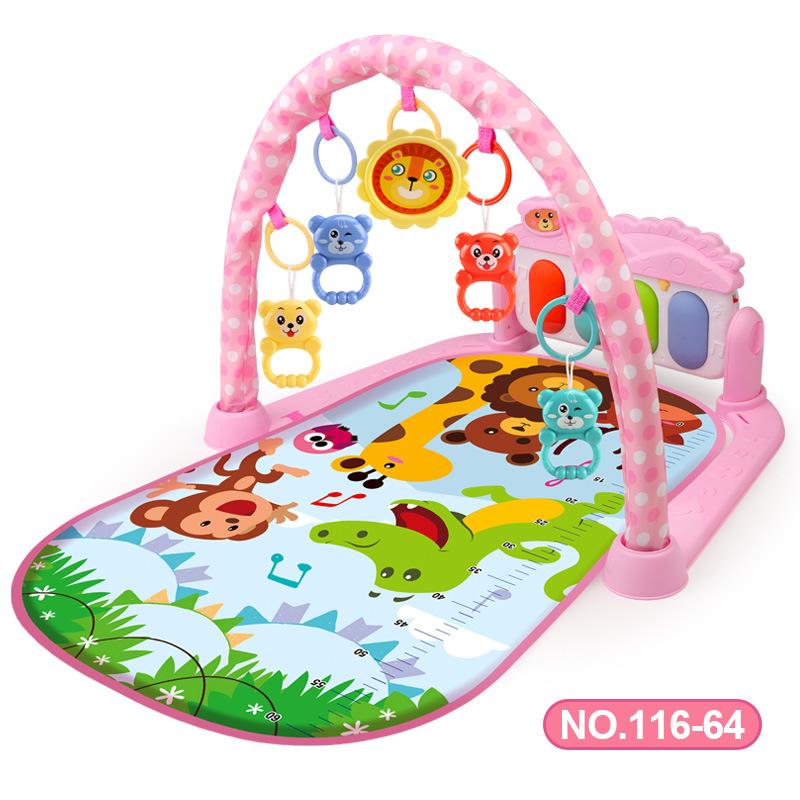 Fitness Stand Baby Music Pedal Piano Game Mat Baby Foot Piano 36 Month Old Newborn Toy