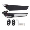 Sport Motorcycle Left Right Side Wing Mirror Swivel Rearview Mirrors with LED Lights Replacement