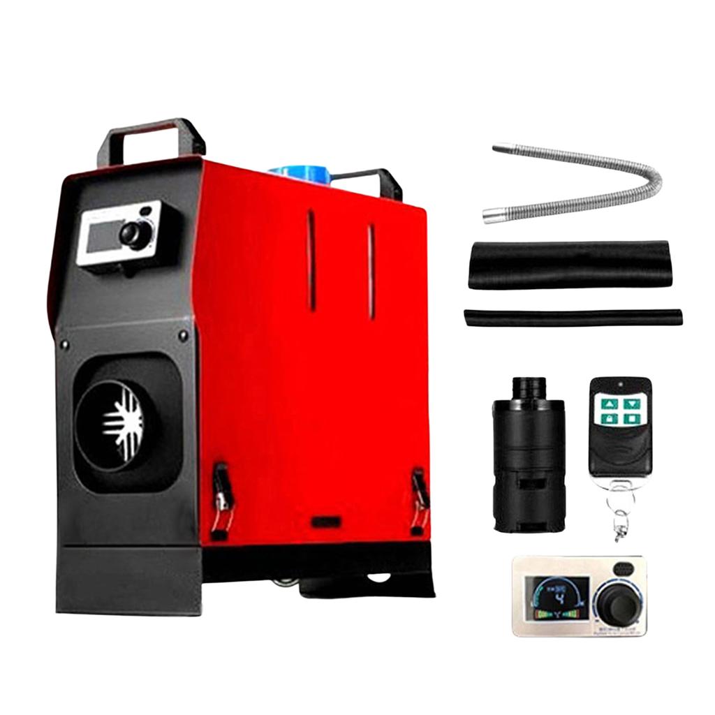 Дизельный воздушный парковочный автомобильный обогреватель 12 В 5 кВт Отопление Автономные обогреватели для кемперов и фургонов с ЖК-дисплеем Беспроводной пульт дистанционного управления