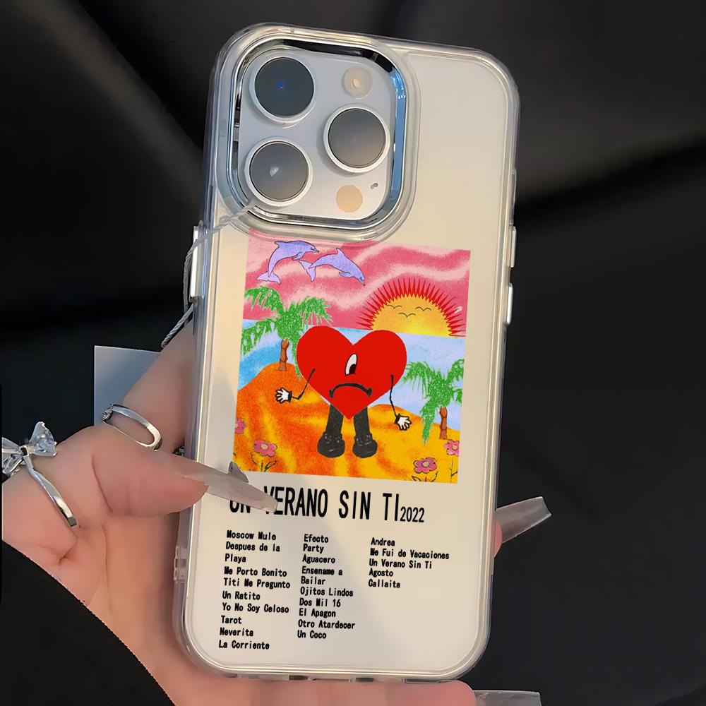 New B-Bad Bunnys X 100pre Bunny Logo Phone Case For Xiaomi Mi 15 14T 14 12T 11T 11 Lite Poco X7 X6 F5 F6 X5 GT Pro 4G 5G Cover