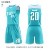 Youth Basketball Uniform Set Boys Girls Training Game Team Wear Quick Dry Mesh Tank Top With Number Printing